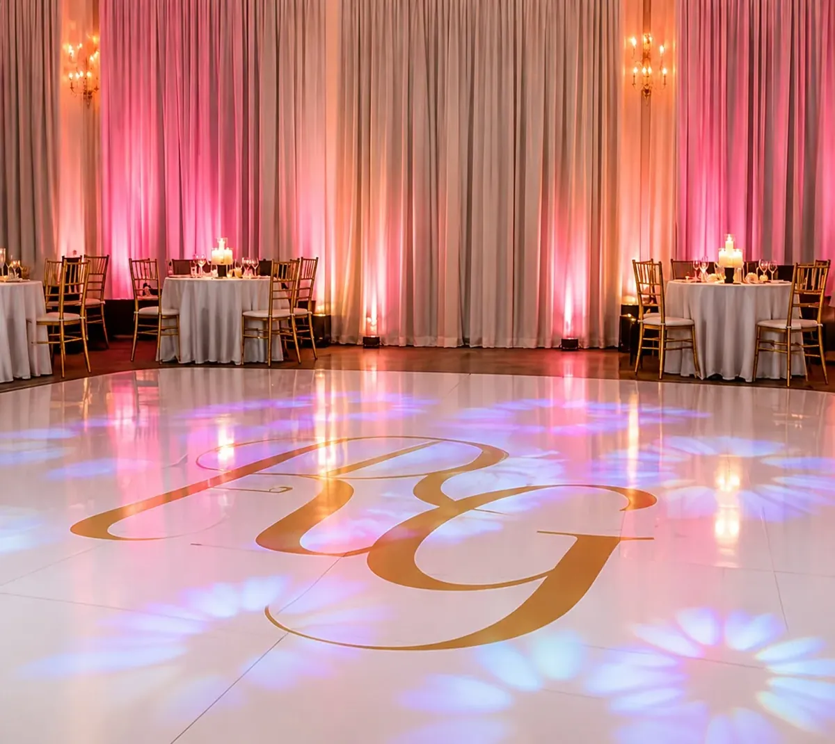 Wrap dance floor — Wedding Decor Montreal